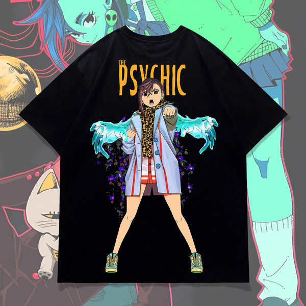 Momo Ayase Sucker Punched - Dandadan Oversized Tee