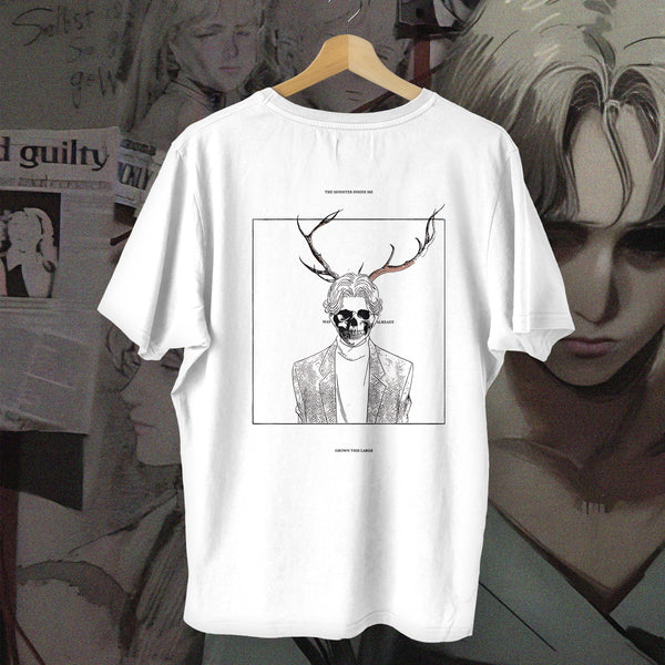 Monster Wordmark Blood Drip Alt - Monster Oversized Tee