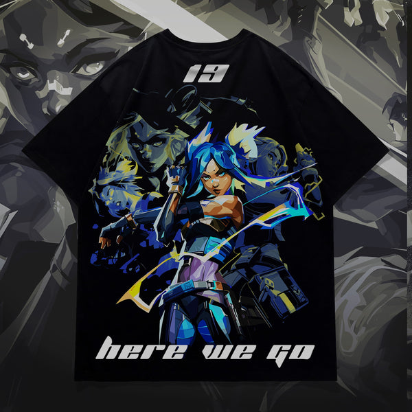 Neon Overdrive - Valorant Oversized Tee