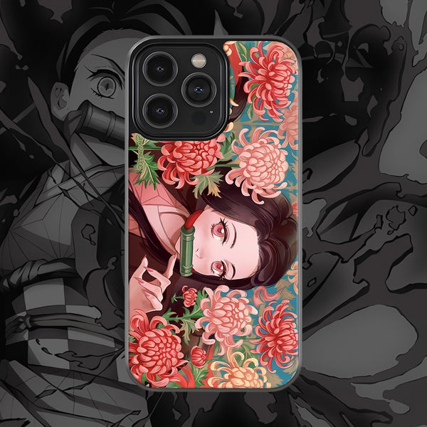 Nezuko Flowers - Demon Slayer Phone Case