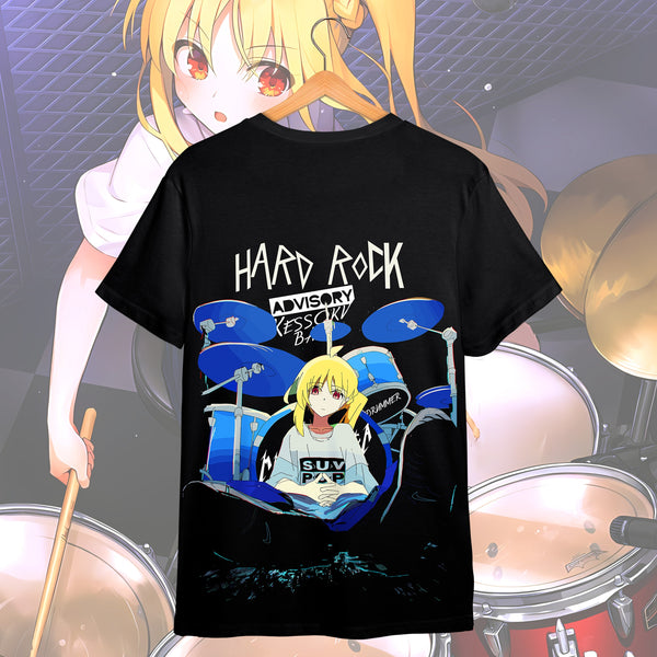 Bocchi The Rock Japanese Logo - Bocchi The Rock Oversized Tee