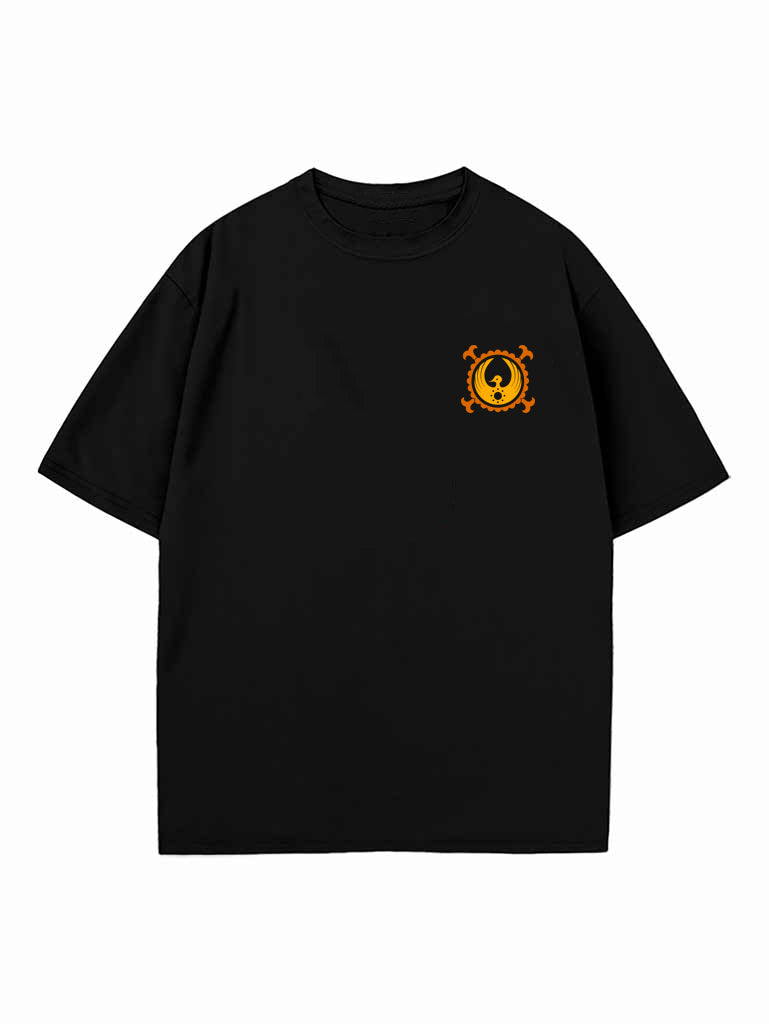 Black t-shirt with Kozuki Oden One Piece Wild Daimyo graphic – photo 2