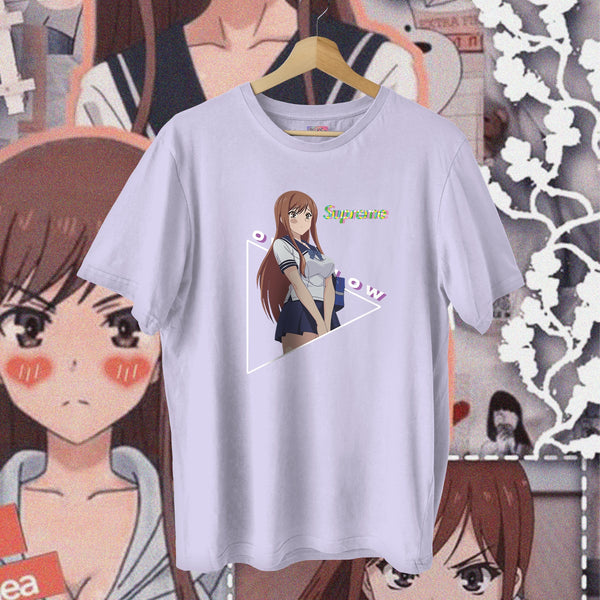 Ayane Triangle Frame Lavender - Overflow Oversized Tee