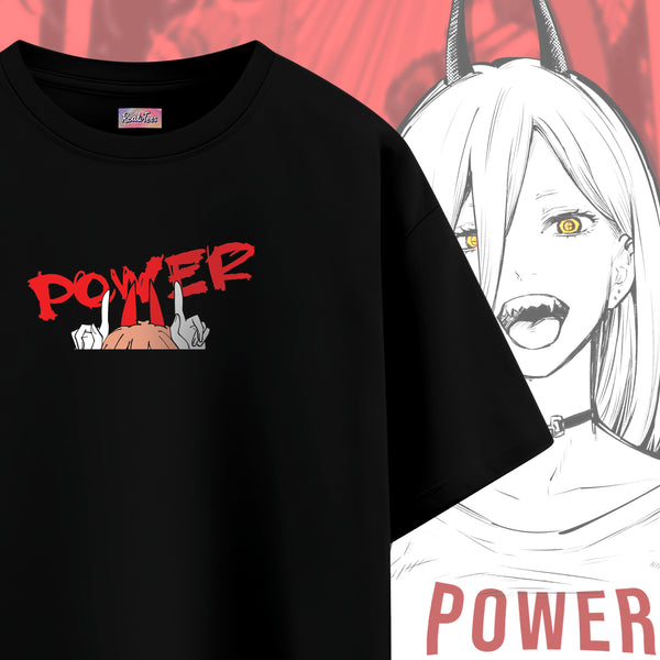 Power Collage - Chainsaw Man Oversized Tee