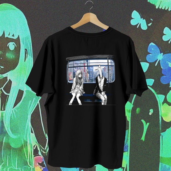 Subway Seat Encounter - Oyasumi Punpun Oversized Tee