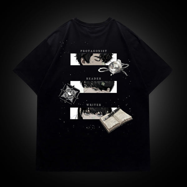 Reader Writer Protagonist - Omniscient Reader's Viewpoint Oversized Tee