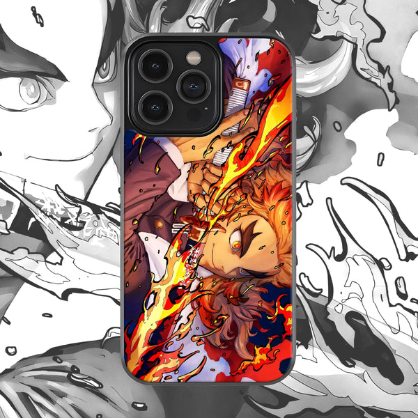 Rengoku Flames - Demon Slayer Phone Case