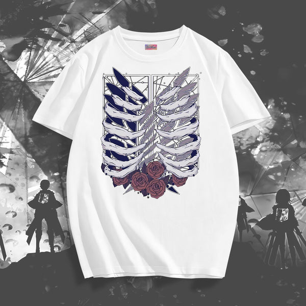Ribcage Emblem - Attack on Titan Oversized Tee