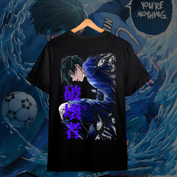 Blue Lock Katakana Logo Duo - Blue Lock Oversized Tee