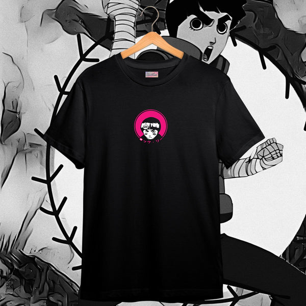 Drunken Fist Badge Black - Naruto Oversized Tee