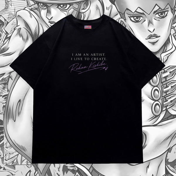 Rohan Kishibe Heaven's Door - JoJo's Bizarre Adventure Oversized Tee