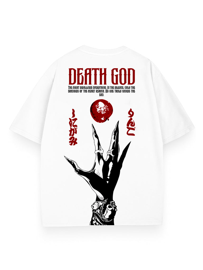 White t-shirt with Ryuk Death Note The Reaper graphic – photo 1
