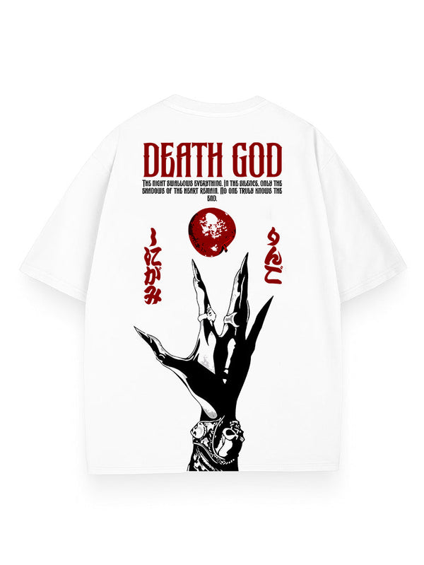 White t-shirt with Ryuk Death Note The Reaper graphic – photo 1