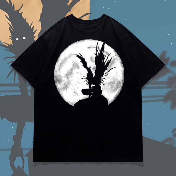 Ryuk Moonlit Silhouette Classic Fit - Death Note Oversized Tee