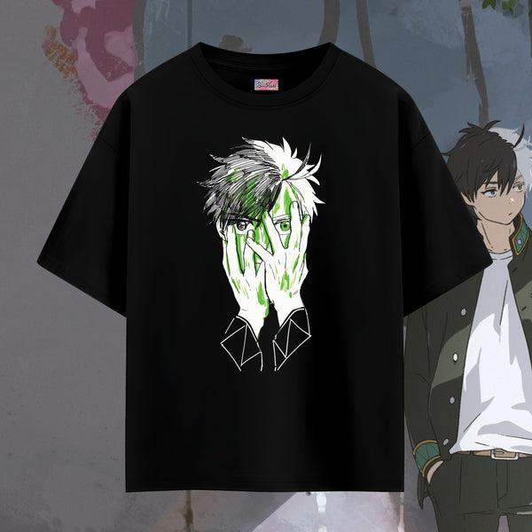 Sakura Split Mind - Wind Breaker Oversized Tee