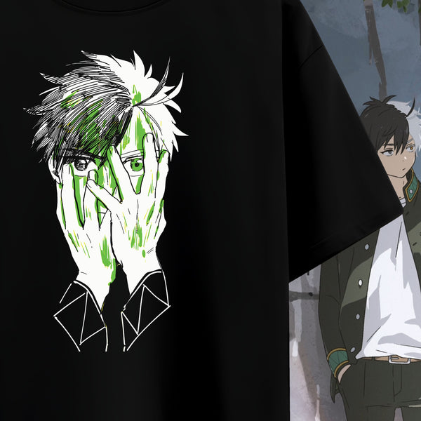 Sakura Split Mind - Wind Breaker Oversized Tee