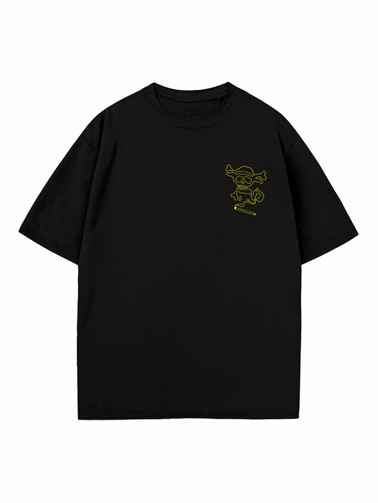 Black t-shirt with Sanji One Piece Mr. Prince graphic – photo 2