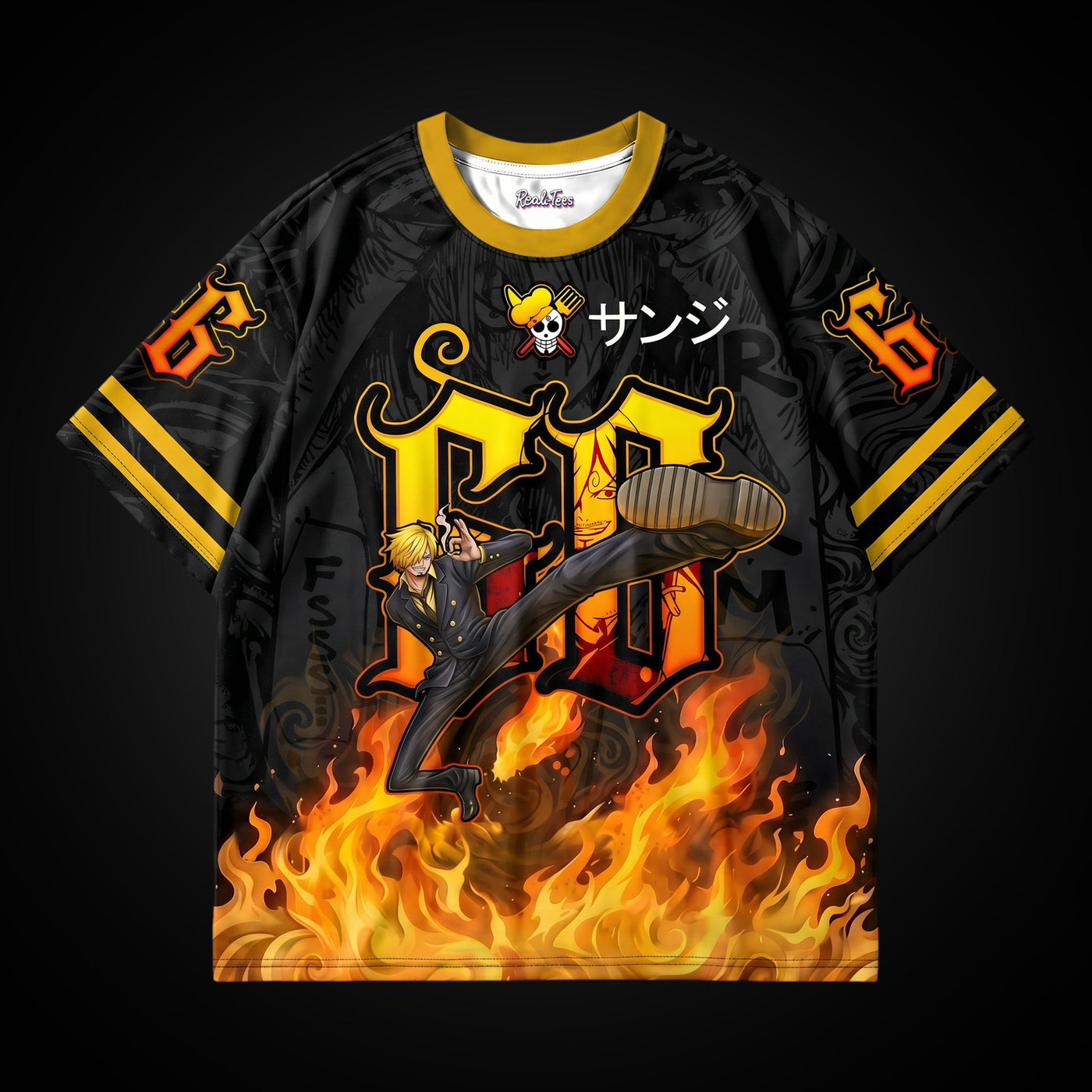 Sanji Diable Jambe Oversized Jersey