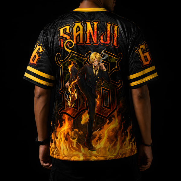 Sanji Diable Jambe - One Piece Oversized Jersey