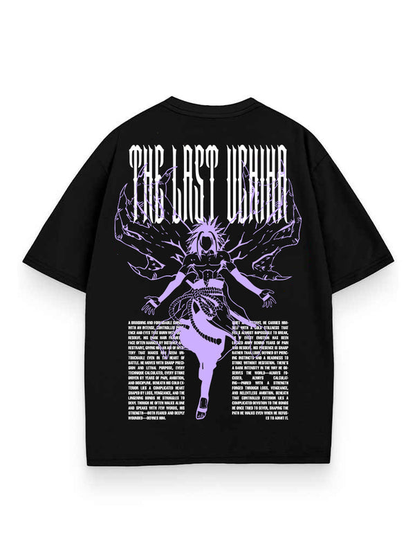 Black t-shirt with Sasuke Uchiha Naruto Last of the Clan graphic – photo 1