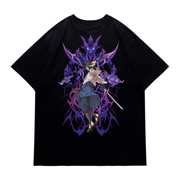 Sharingan Eyes Close-Up Classic - Naruto Oversized Tee