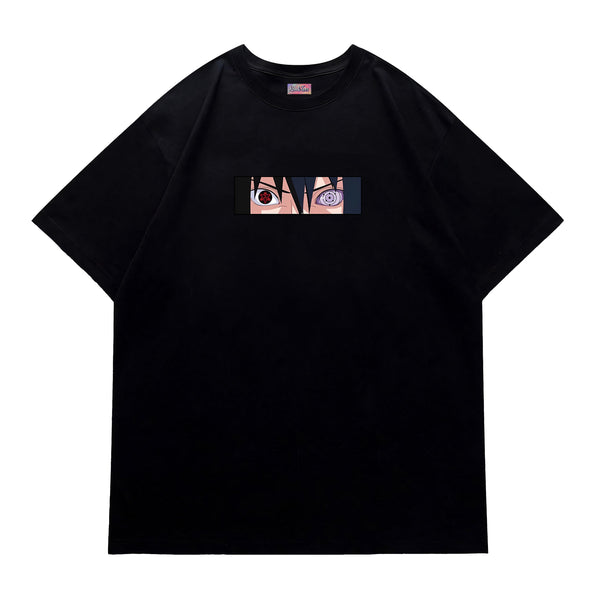 Sharingan Eyes Close-Up Classic - Naruto Oversized Tee