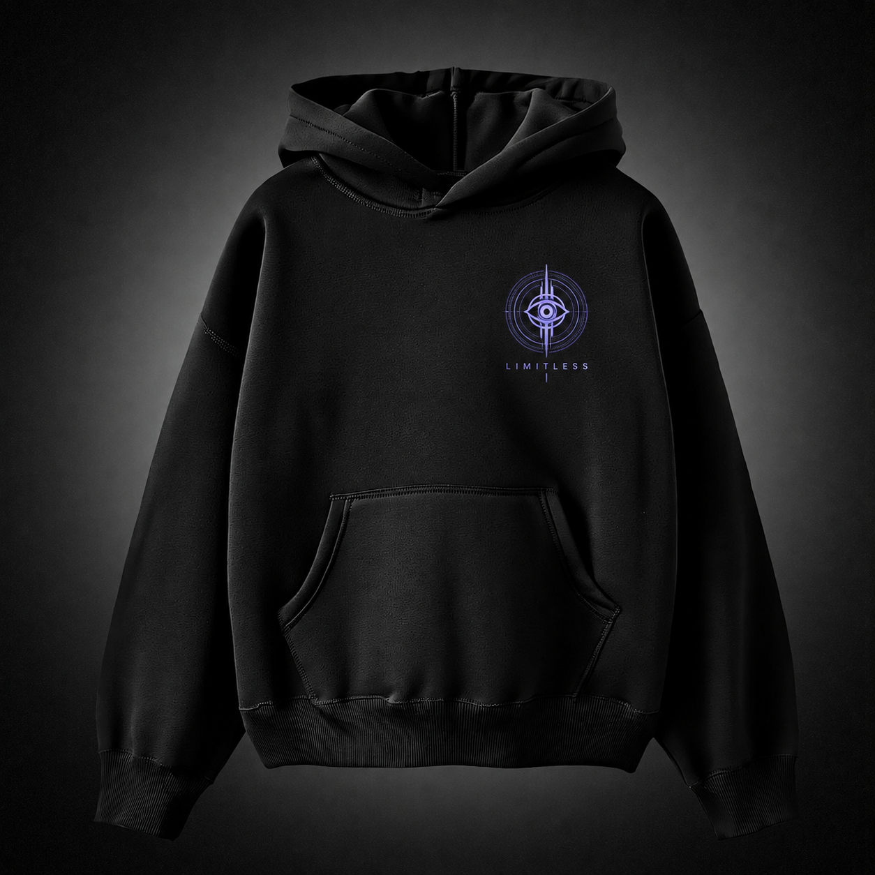 Black hoodie with Satoru Gojo Jujutsu Kaisen Infinite Void graphic – photo 2