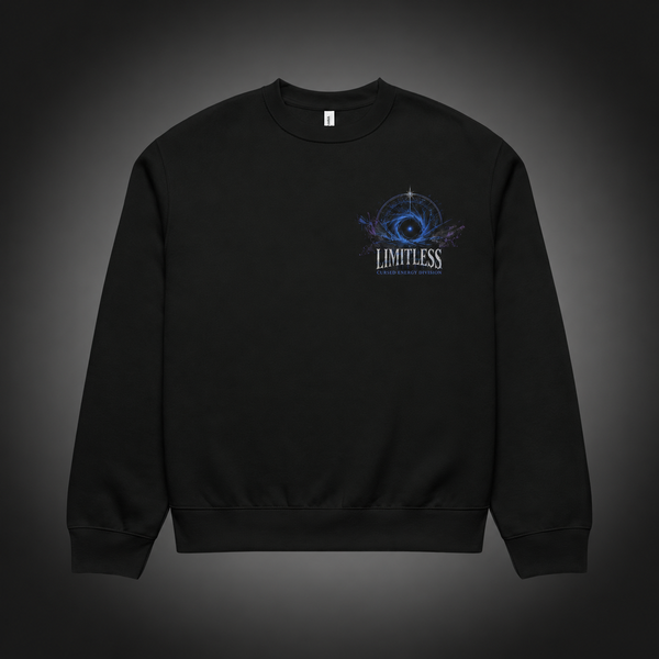 Black sweatshirt with Satoru Gojo Jujutsu Kaisen Limitless Division graphic – photo 2