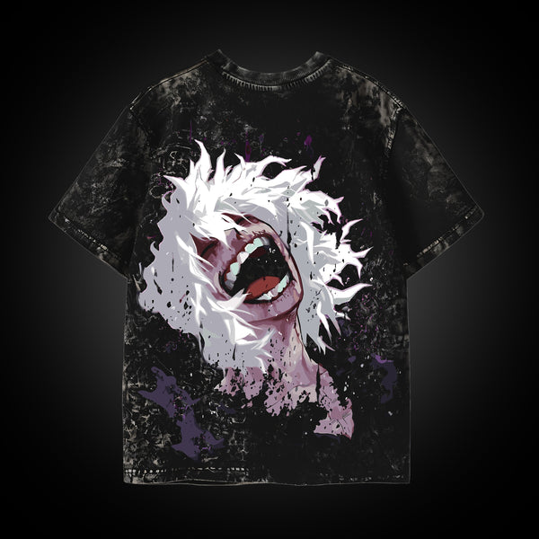 The Beauty in Decay Acid Wash - My Hero Academia Oversized Tee
