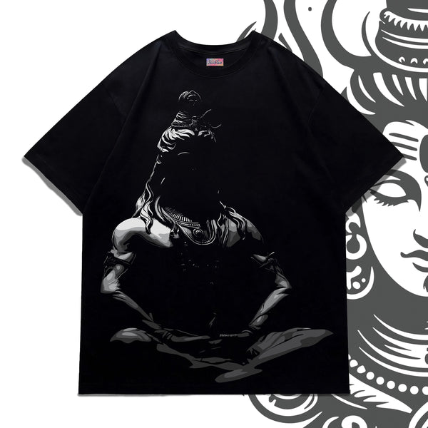 Divine Serenity Lord Shiva Oversized Tee