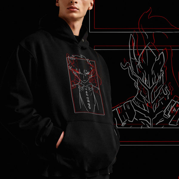 Shadow Monarch - Solo Leveling Oversized Hoodie
