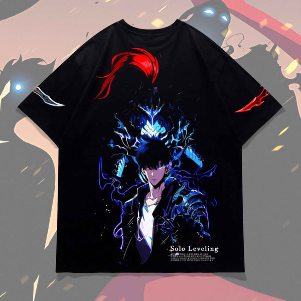 Jinwoo & Igris - Solo Leveling Oversized Tee