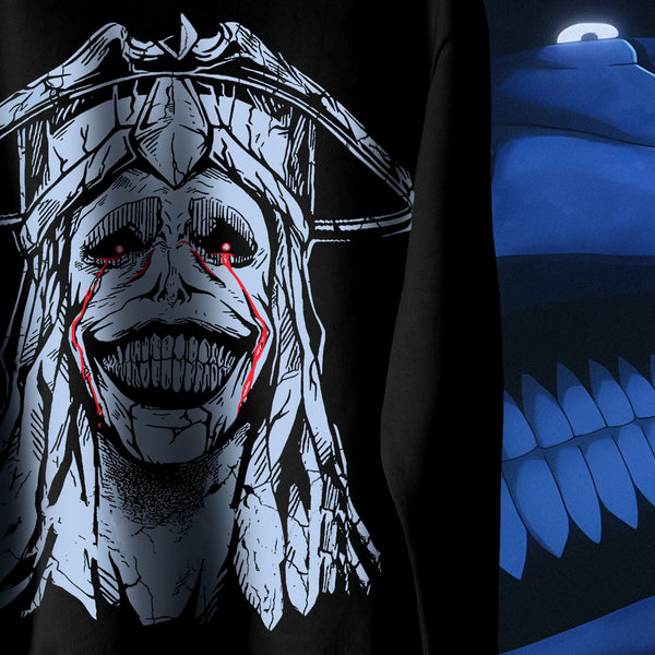 Stone God Portrait - Solo Leveling Oversized Sweatshirt
