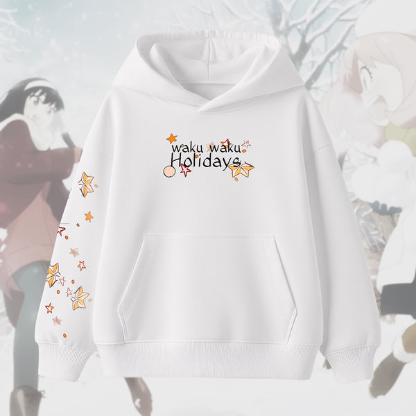 Waku Waku Holiday - Spy x Family Oversized Hoodie