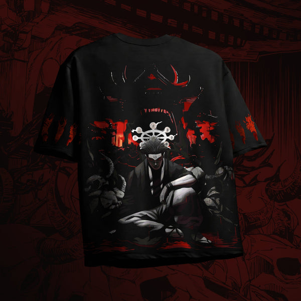 Sukuna Ten Fingers of Calamity - Jujutsu Kaisen Oversized Tee