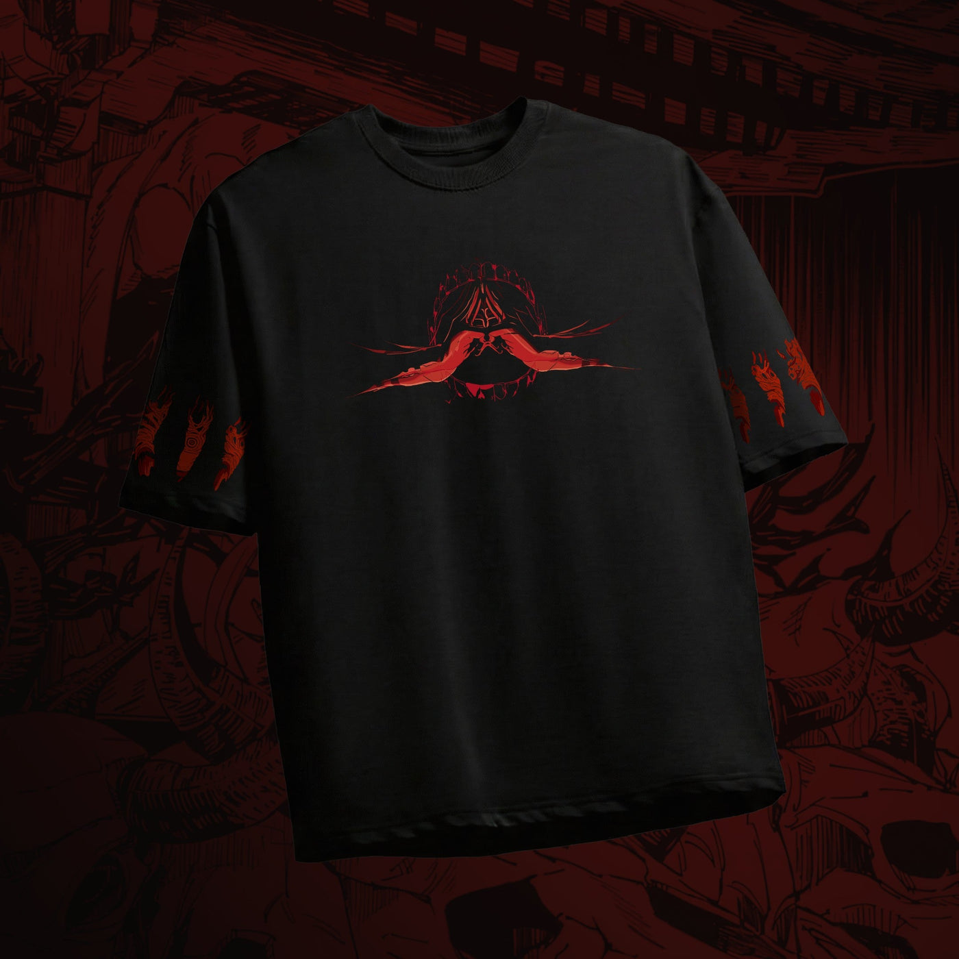 Sukuna – Ten Fingers of Calamity Oversized Tee