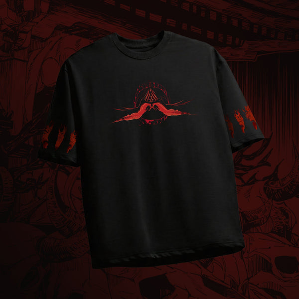 Sukuna Ten Fingers of Calamity - Jujutsu Kaisen Oversized Tee