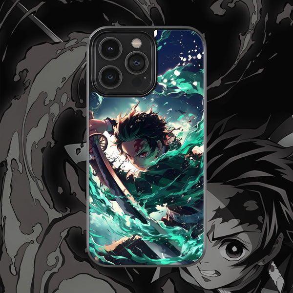 Water Breathing Full Body - Demon Slayer Phone Case