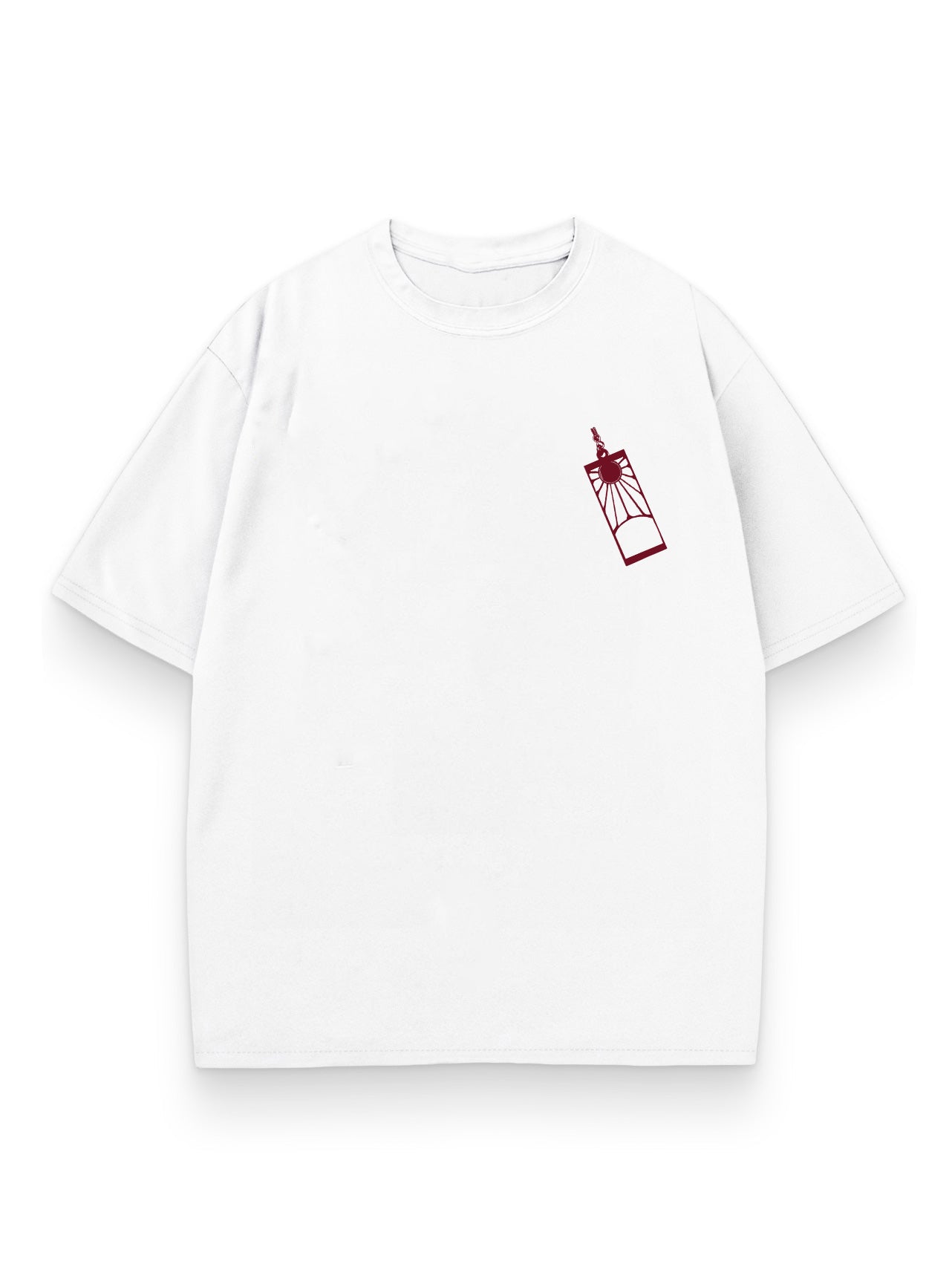 White t-shirt with Tanjiro Kamado Demon Slayer The Swordsman of the Sun graphic – photo 2