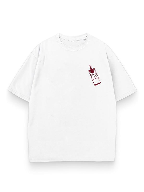 White t-shirt with Tanjiro Kamado Demon Slayer The Swordsman of the Sun graphic – photo 2
