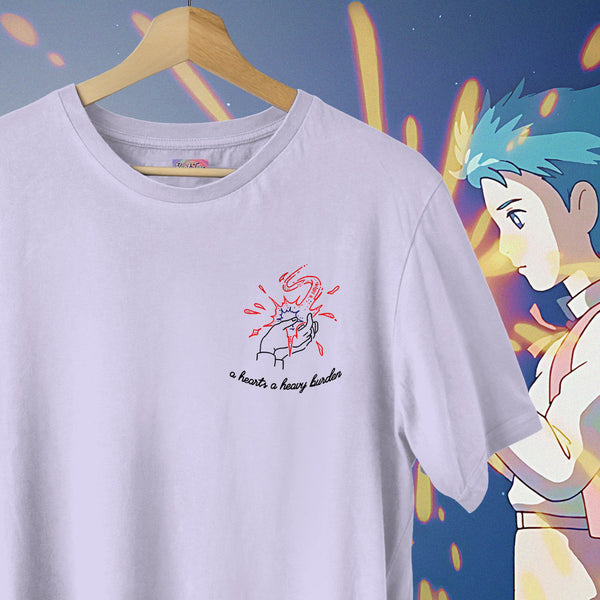 Calcifer Heart Emblem - Howl's Moving Castle Oversized Tee