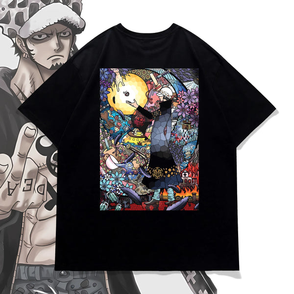 Trafalgar Law Heart Pirates - One Piece Oversized Tee
