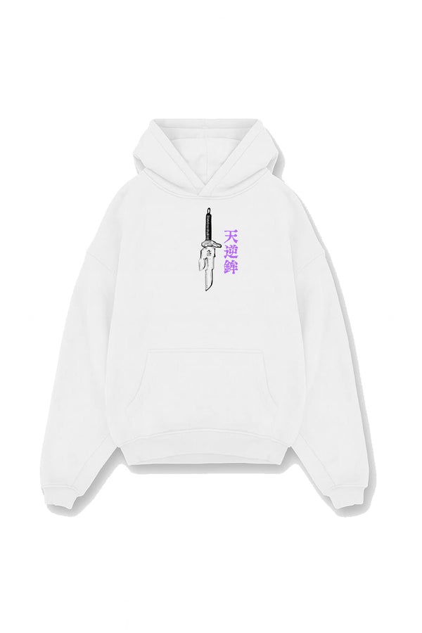 White hoodie with Toji Fushiguro Jujutsu Kaisen Sorcerer Killer graphic – photo 2
