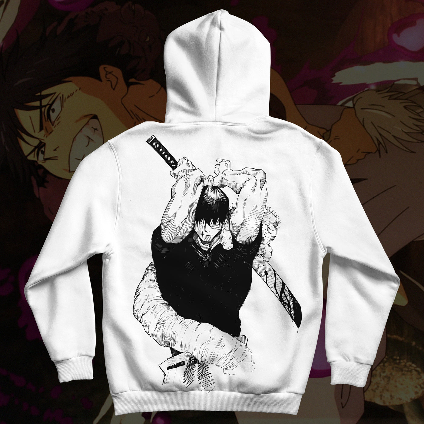 Toji Katana Oversized Hoodie