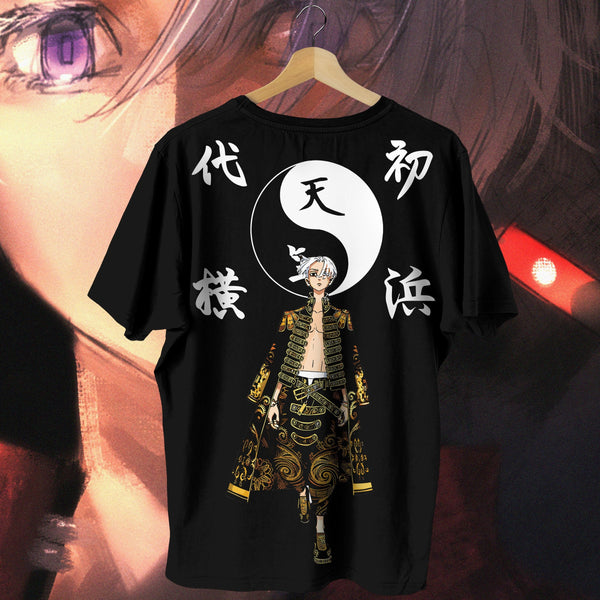 Embroidered Logo Oversized Fit - Tokyo Revengers Oversized Tee