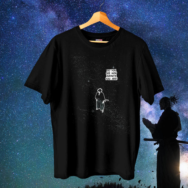 Musashi Starry Silhouette Quote - Vagabond Oversized Tee