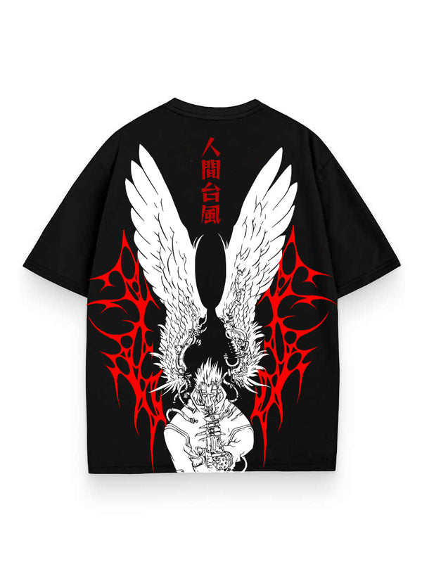 Black t-shirt with Sanji One Piece Desert Stampede graphic – photo 1