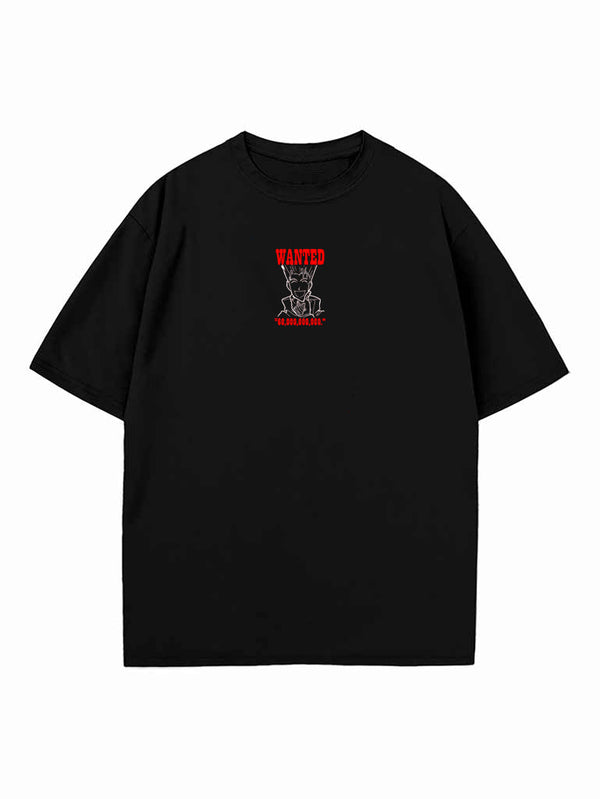 Black t-shirt with Sanji One Piece Desert Stampede graphic – photo 2