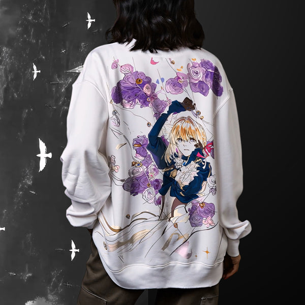 Bloom - Violet Evergarden Oversized Sweatshirt