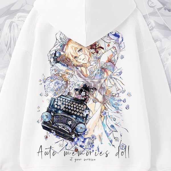 Auto Memory Doll - Violet Evergarden Oversized Hoodie